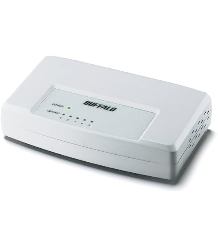 Amazon | IODATA 5ポート スイッチングハブ ETX-ESH05WD | アイオー